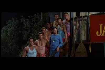 Exercises? My Trapezius! - Muscle Beach Party