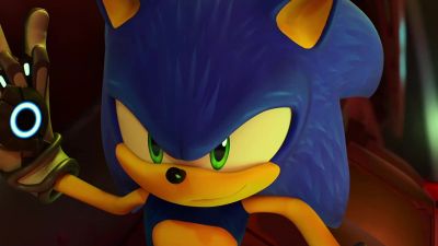 [exertion grunt] - Sonic Prime
