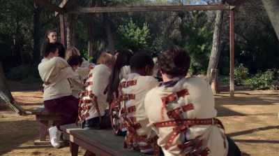 Exhale to create some slack.
Get your arm up over your shoulder. - Magic Camp