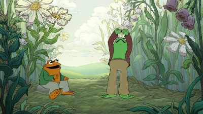 [exhales sharply] Hmm.This is not my button. - Frog and Toad