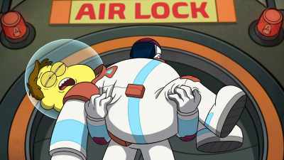 Exiting the ship
without authorization - Big City Greens the Movie: Spacecation
