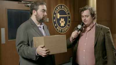 Exonerated and striking a blow.
Is that good or bad? - Gary Busey: Pet Judge