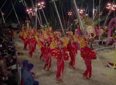 Exotic firebirds
from the forests of the Amazon, - The Greatest Show on Earth