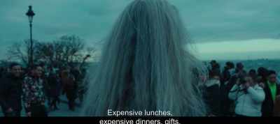 Expensive lunches,
expensive dinners, gifts. - The Most Beautiful Boy in the World