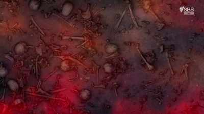 Experts analysing the bones - Curse of the Ancients with Alice Roberts