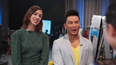 Explain to Prabal your vision for this,
these two patterned looks. - Next in Fashion
