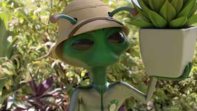 [explanatory babbling] - Alien TV