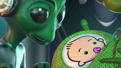 - [exploding]
- [violent coughing] - Alien TV