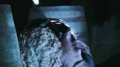 [explosion bangs]
[people exclaim] - Witch