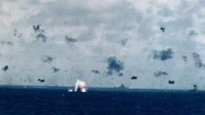 [EXPLOSION BOOMING] - The Pacific War in Color