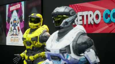[explosion booms] - Red vs. Blue: Restoration