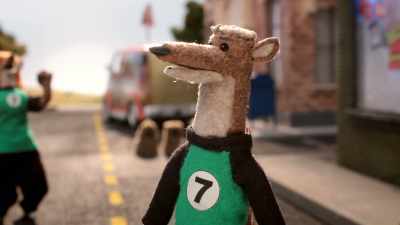 -[explosion]
-[crowd cheering] - Buddy Thunderstruck
