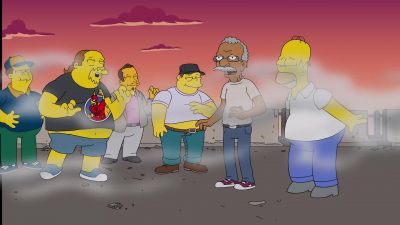 (explosion) - The Simpsons