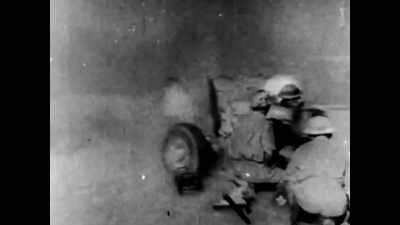 (explosions booming)
(gun blasting) - The Buildings That Fought Hitler