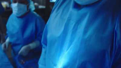 Extending the incision towards
the mitral valve annulus. - The Resident
