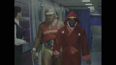 -["Eye of the Tiger" playing]
-[crowd cheering] - Mr. McMahon
