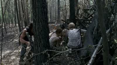 Eyes open. - The Walking Dead