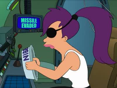 Eyesight is for chumps. - Futurama