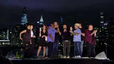 F-250 with a high lift
will be like - Colin Quinn & Friends: A Parking Lot Comedy Show