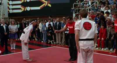 Face. Bow. On guard. - The Karate Kid