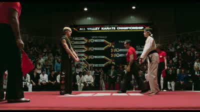 Face me. - The Karate Kid