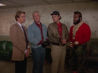 Face, watch the door. - The A-Team