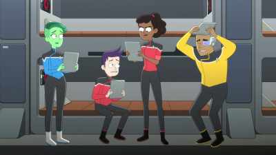 "Failure to meet quotas
will not be tolerated." - Star Trek: Lower Decks
