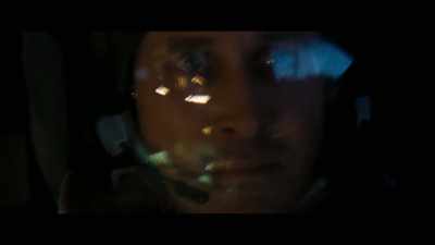 Faint shadow.
Drifting forward, just a little bit. - First Man