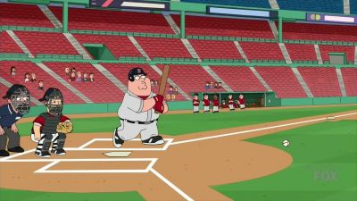 Fair ball!
Run, Peter! Run it out! - Family Guy