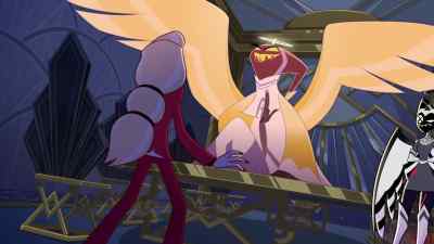 ♪ Fair is fair, an eye for
an eye ♪ - Hazbin Hotel