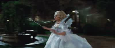 Fairy GodmotherYes whatMy dressI can't go in this dressCan you mend it Mend itNo no I'll turn it into something newNo please don'tThis was my mother'sAnd I'd like to wear it when I go to the palaceIt's almost like taking her with meI understandBut she - Cinderella