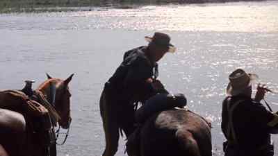 Fall out for water. - Two Rode Together