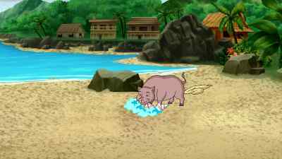 False alarm. But as long
as we're out here... - Aloha, Scooby Doo!