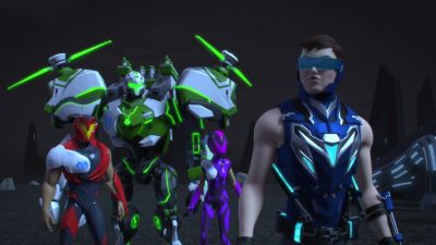 Fan out! Find Steel. - Max Steel Team Turbo: Fusion Tek