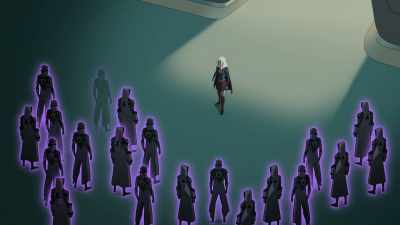 Fanatics, pursuing an unknown goal. - Legion of Super-Heroes
