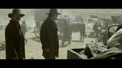 [Fancher] Eight dollars a wagon.
Make sure you get their money. - American Primeval