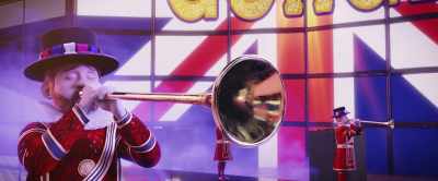 [fanfare playing] - Rumble