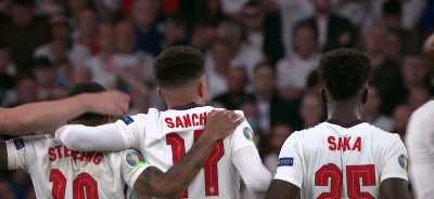 - [fans chanting]
- [pulsing suspenseful music playing] - The Final: Attack on Wembley