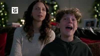 (fans cheering on tv) - Making Spirits Bright