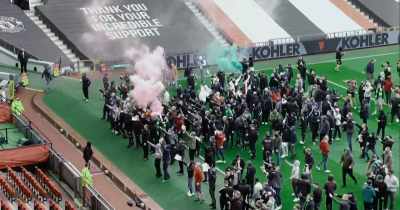 Fans protested
against the American club owners. - Super League: The War for Football