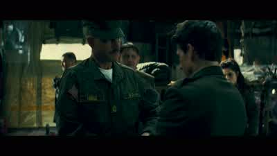 Farell: Private cage is a deserter. - Edge of Tomorrow