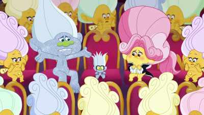 [ fart passing ]
[ everybody gasping ] - Trolls: TrollsTopia