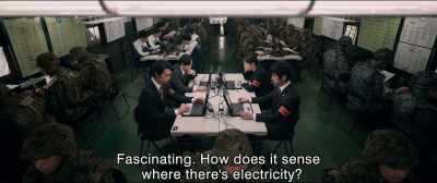 Fascinating. How does it sense
where there's electricity? - Shin Ultraman