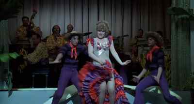 (Fast-paced Latin-American music) - Silent Movie