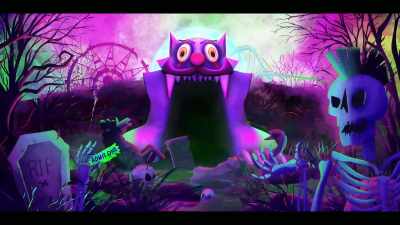 (FAST-PACED THEME MUSIC) - Crazy Fun Park