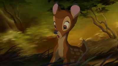 Faster, Bambi.
Don't look back! Keep running! - 