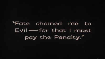 Fate chained me to evil - The Penalty