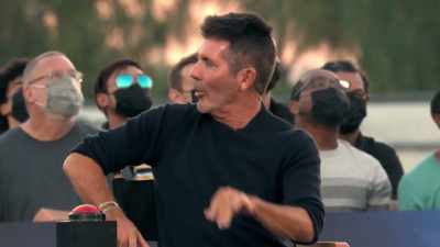 - Father and daughter
hanging upside-down. - America's Got Talent: Extreme