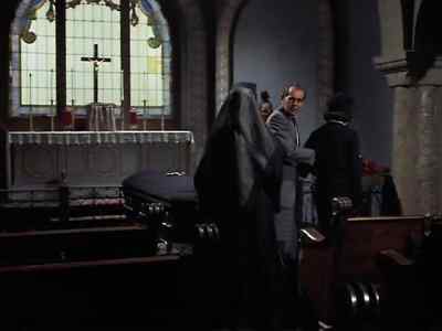 Father Devlin, who administered
the last rites, will offer Mass. - The Trouble with Angels