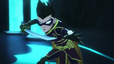 Father, don't make me hurt you. - Batman and Superman: Battle of the Super Sons